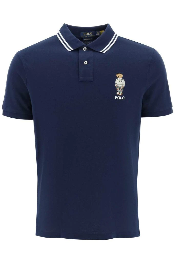 商品Ralph Lauren|PURE COTTON POLO SHIRT,价格¥586,第1张图片