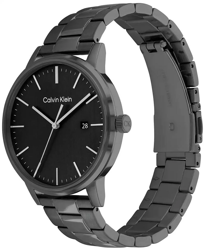 商品Calvin Klein|Black Stainless Steel Bracelet Watch 43mm,价格¥813,第2张图片详细描述