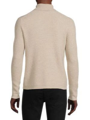 商品Saks Fifth Avenue|Ribbed Foldover Turtleneck Sweater,价格¥136,第2张图片详细描述