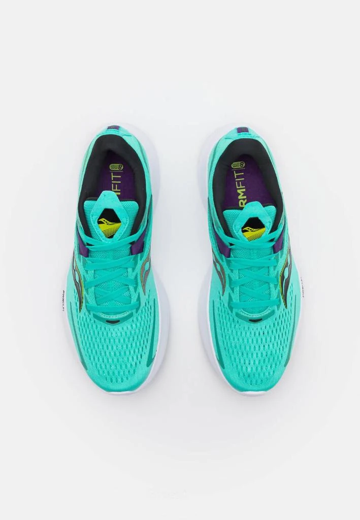 商品Saucony|Women's Ride 15 Running Shoes - Wide Width In Cool/acid,价格¥833,第4张图片详细描述