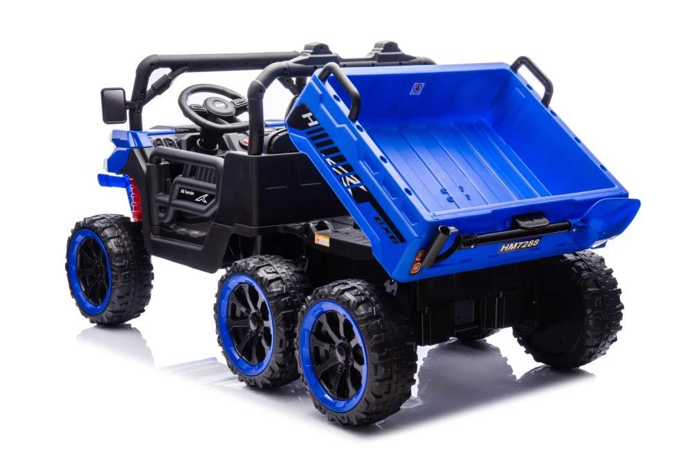 商品BreeBe|24V 2 Seater Ride on Dump Truck, 4WD 6-Wheel Ride on Toys for Big Kids with Remote Control, Ride on UTV Car with Electric Dump Bed, Toy Shovel, LED Lights & Music, Suspension Spring - Ages 3+,价格¥3252,第3张图片详细描述