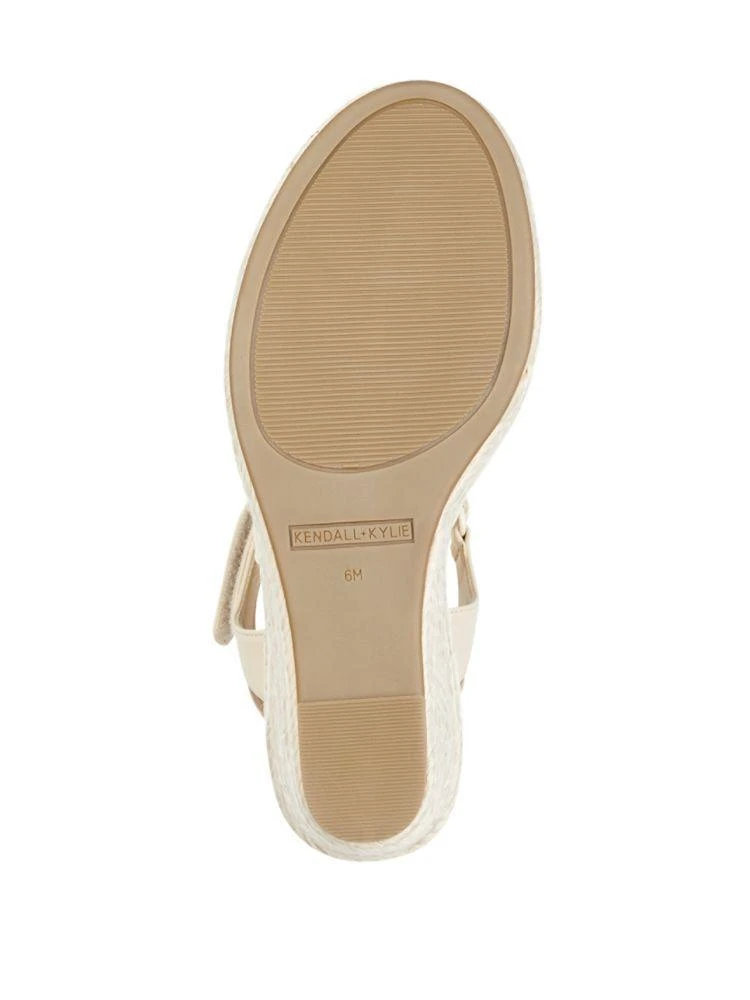 商品KENDALL & KYLIE|Leather Wedge Espadrilles,价格¥286,第5张图片详细描述
