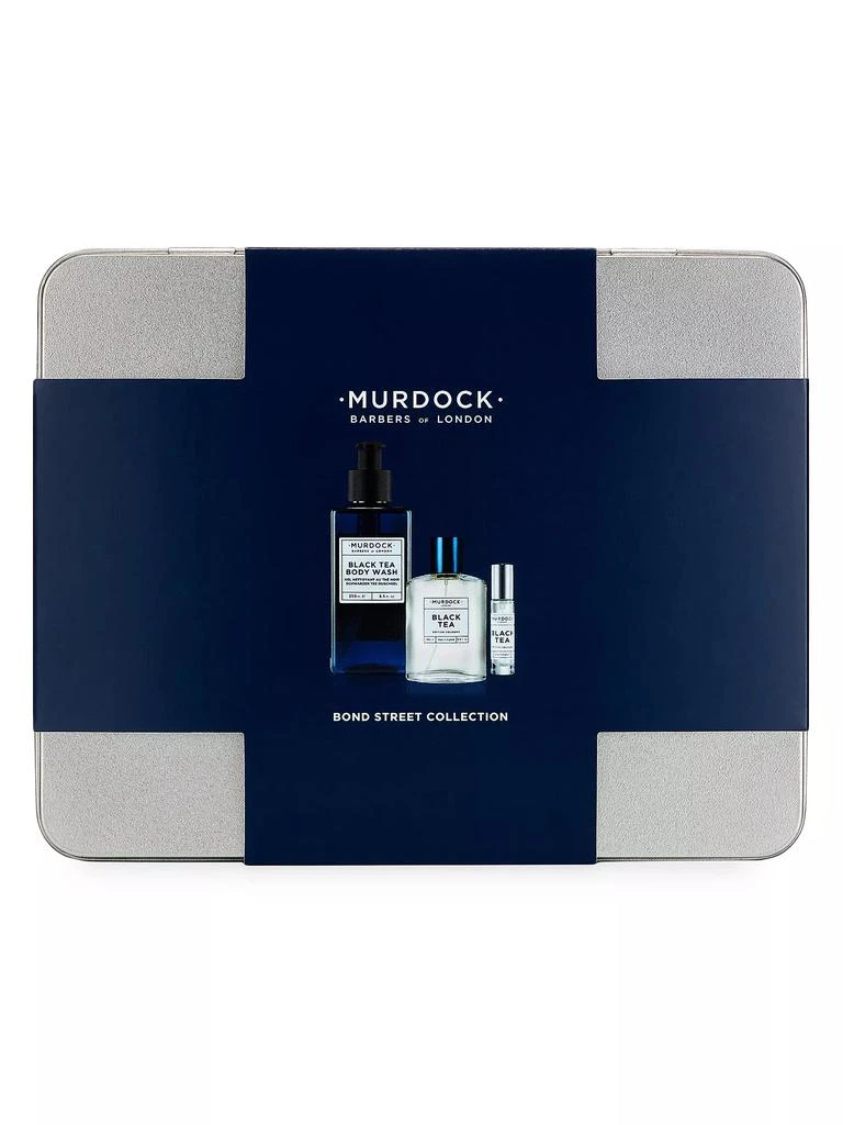 商品Murdock London|Bond Street 3-Piece Black Tea Cologne &amp; Body Wash Set,价格¥891,第1张图片