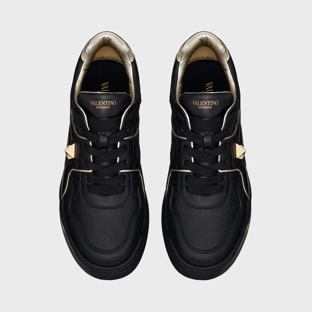VALENTINO 男士黑色皮革运动鞋 1Y2S0E71-RUS-ED6 商品