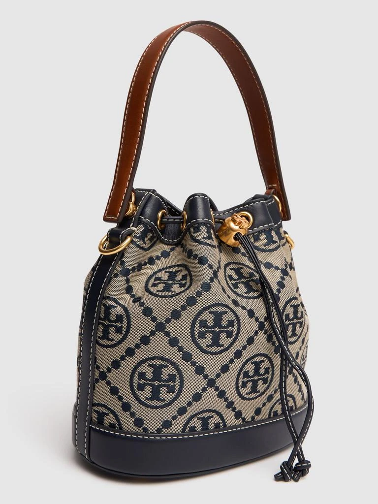 商品Tory Burch|T Monogram Jacquard Bucket Bag,价格¥3698,第3张图片详细描述