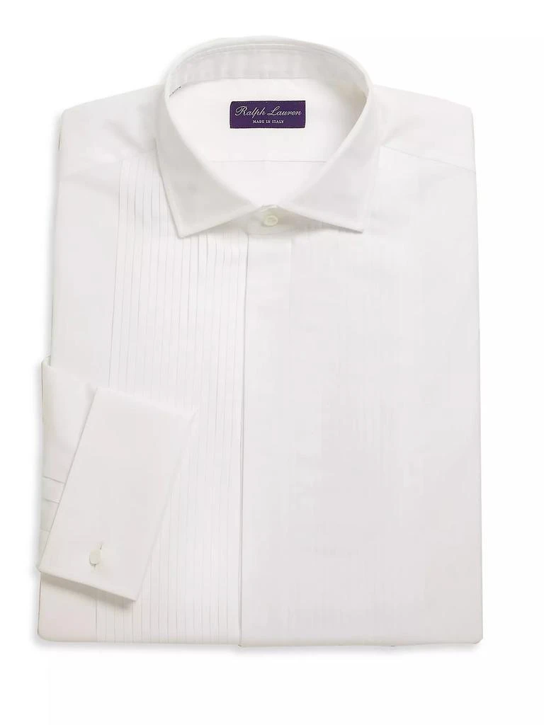 商品Ralph Lauren|Purple Label Regular-Fit Cotton Long-Sleeve Dress Shirt,价格¥3715,第1张图片