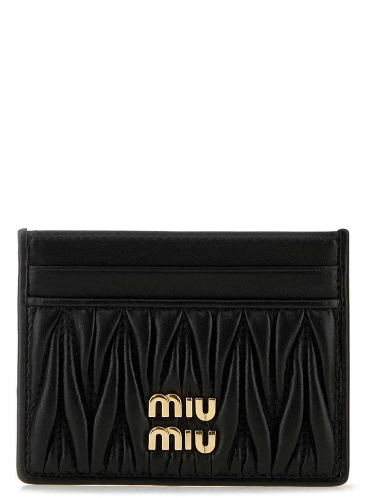 商品Miu Miu|Miu Miu Logo-Lettering Cardholder,价格¥3056,第1张图片
