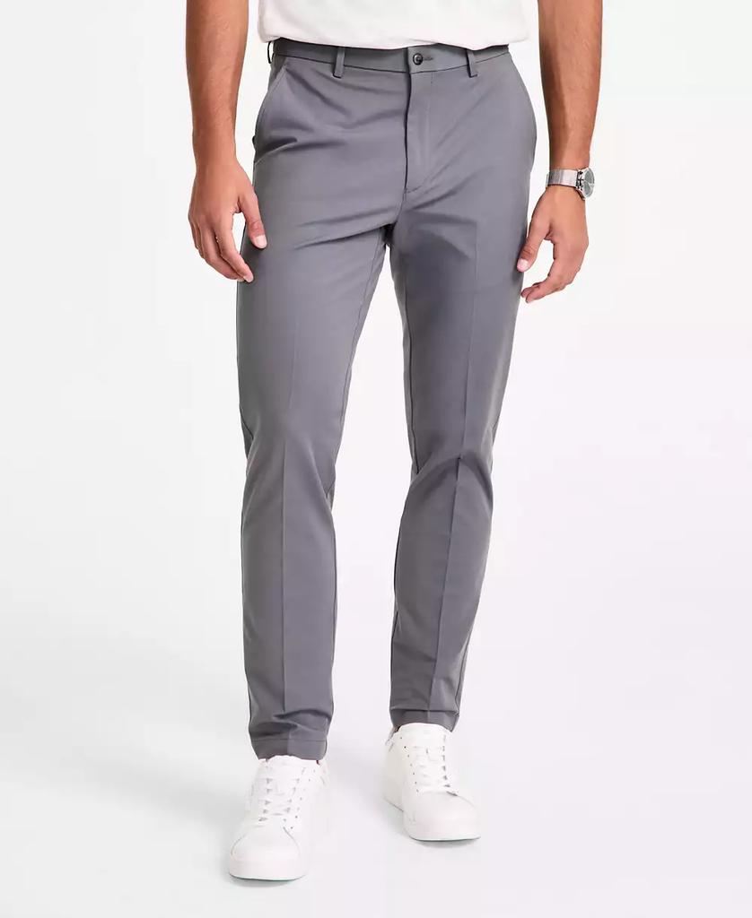 Calças sociais clássicas para homem em tecido Sharkskin image 2