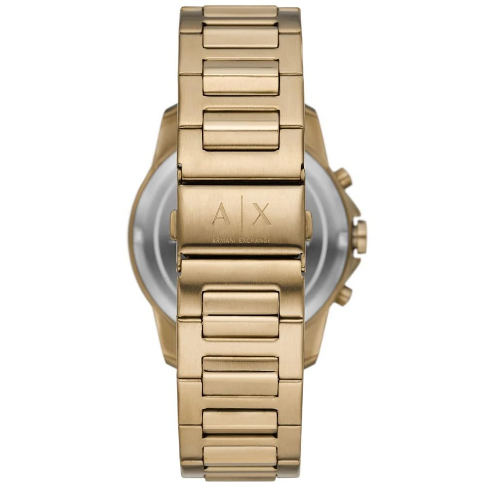 商品Armani Exchange|Men's Chronograph Brown Stainless Steel Bracelet Watch, 44mm,价格¥1657,第3张图片详细描述