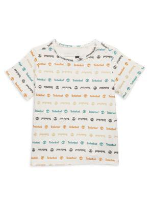 Baby Boy's 2-Piece Logo T-Shirt & Shortall Set商品第3张图片规格展示
