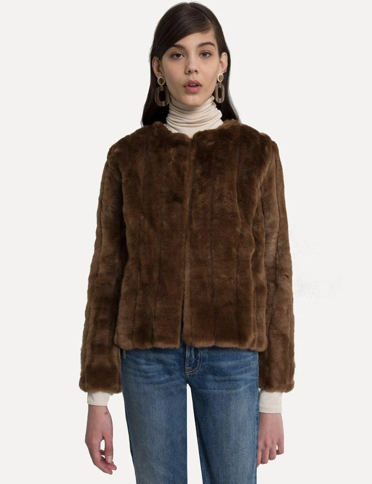 商品Pixie Market|Lined Mink Faux Fur Jacket,价格¥1345,第3张图片详细描述