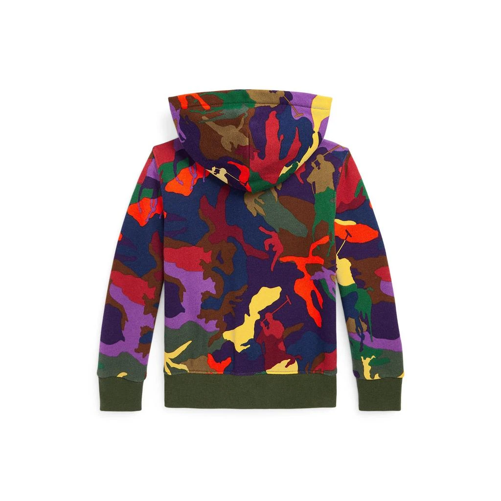 商品Ralph Lauren|Polo Pony Camo Fleece Hoodie (Little Kids),价格¥368,第2张图片详细描述