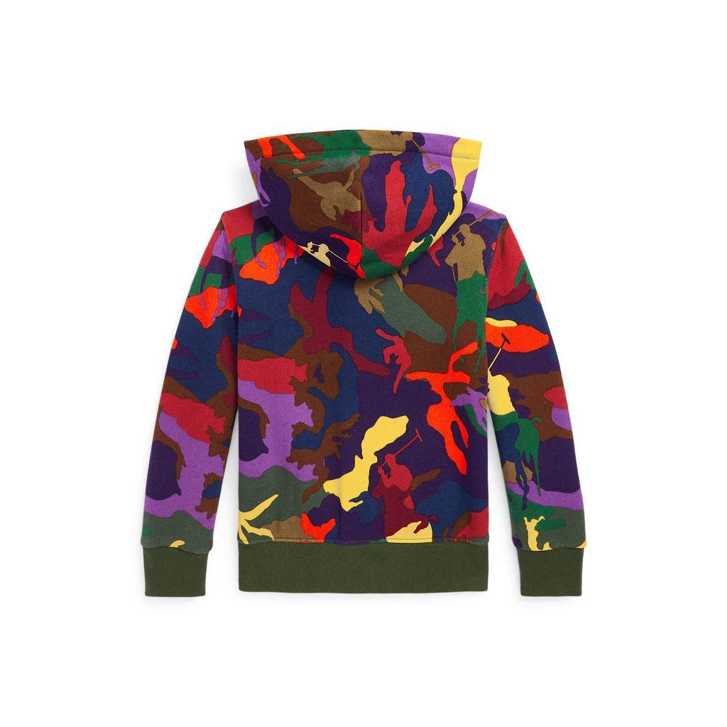 商品Ralph Lauren|Polo Pony Camo Fleece Hoodie (Little Kids),价格¥349,第4张图片详细描述