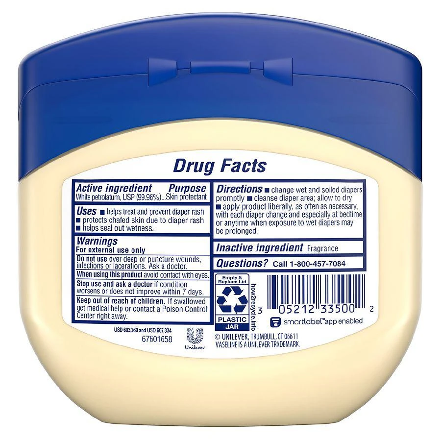 商品Vaseline|Petroleum Jelly Baby Skincare Protective & Pure,价格¥36,第2张图片详细描述