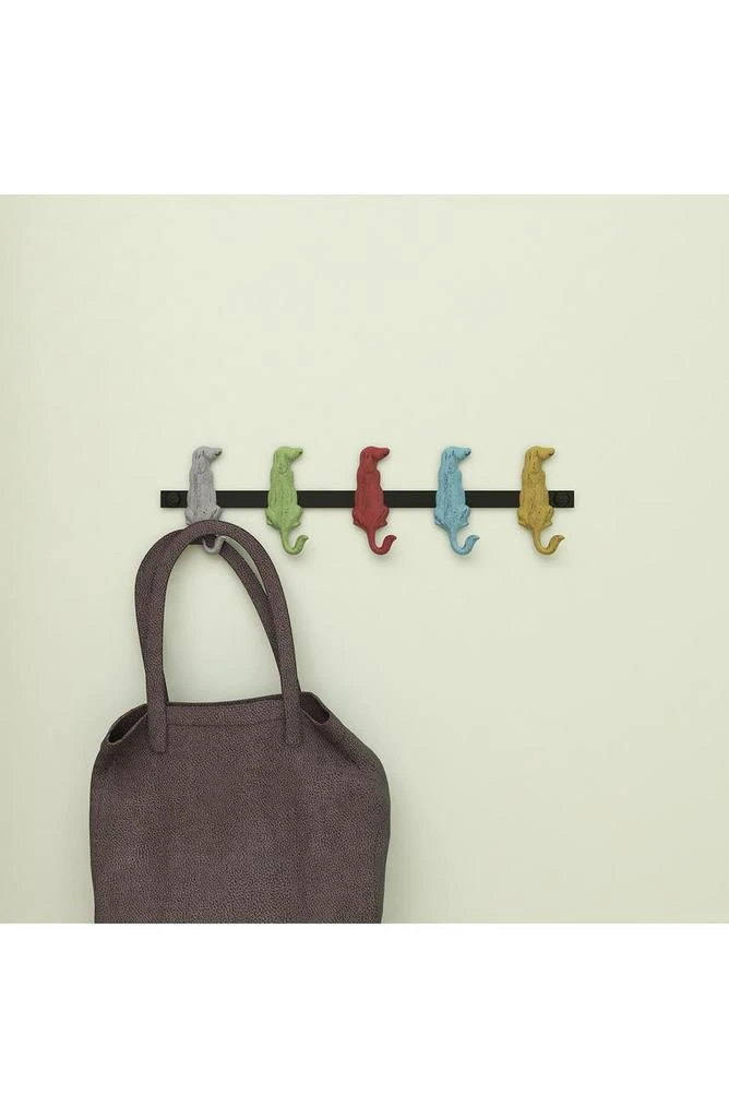 Multicolored Metal 5-Hanger Wall Hook 商品