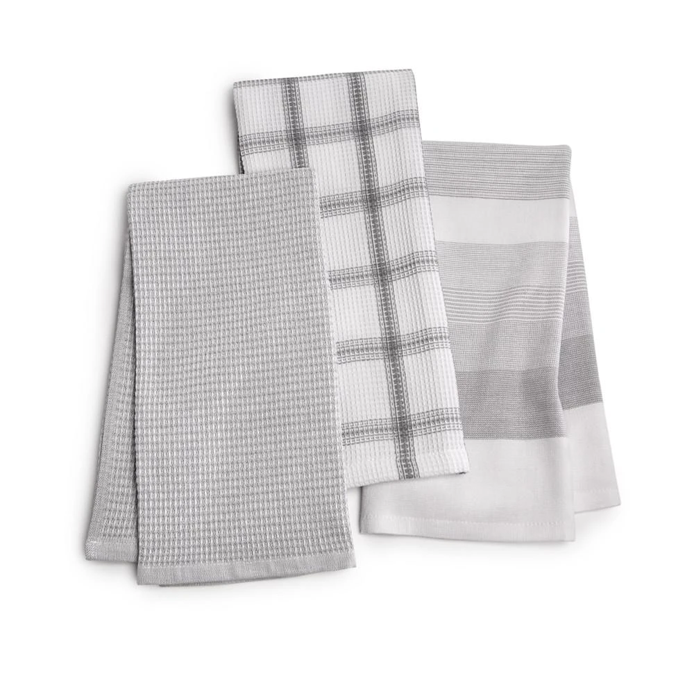 商品The Cellar|Core 3-Pc. Cotton Gray Towels Set, Created for Macy's,价格¥178,第1张图片