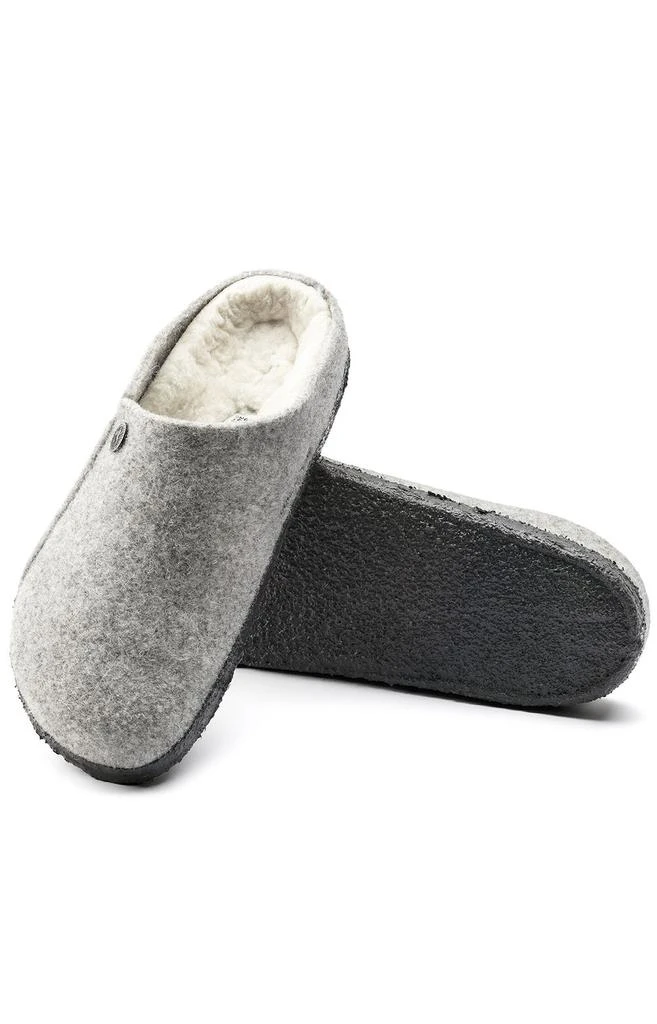 商品Birkenstock|(1015086) Zermatt Shearling Wool Felt Slippers - Light Grey,价格¥649,第5张图片详细描述
