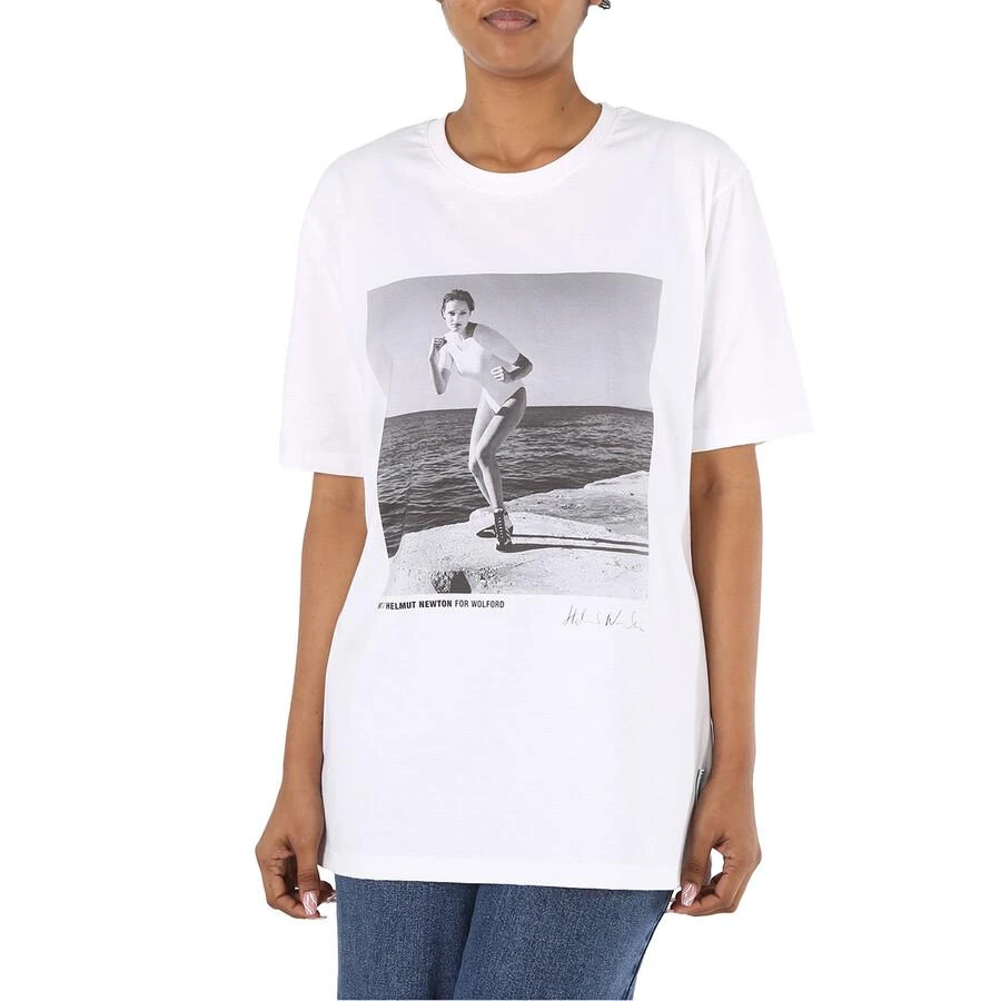 商品Wolford|Ladies Short-sleeve Newton Cotton T-Shirt,价格¥151,第1张图片