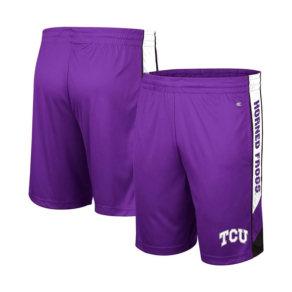 商品Colosseum|Men's Purple TCU Horned Frogs Pool Time Shorts,价格¥241,第1张图片
