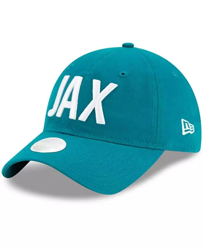 商品New Era|Women's Teal Jacksonville Jaguars Hometown 9TWENTY Adjustable Hat,价格¥210,第1张图片