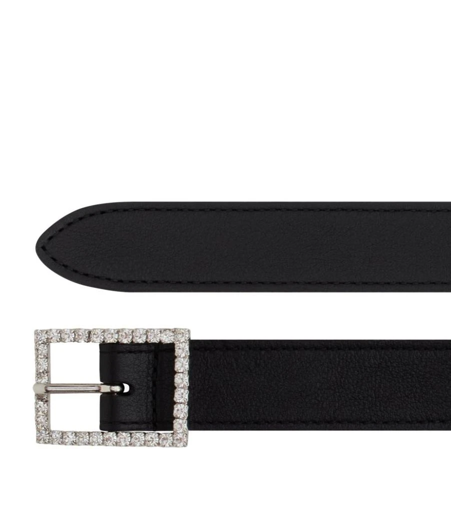 商品Yves Saint Laurent|Leather Diamanté Belt,价格¥2729,第2张图片详细描述