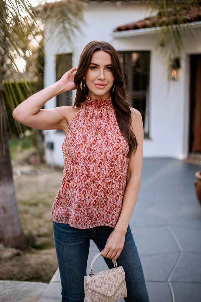 商品Veronica M|Keegan Chiffon Top in Multi,价格¥427,第3张图片详细描述