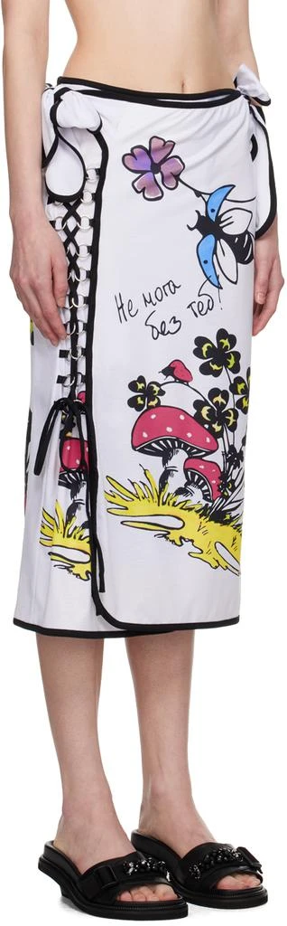 商品CHOPOVA LOWENA|SSENSE Exclusive White Mushroom Midi Skirt,价格¥1353,第2张图片详细描述