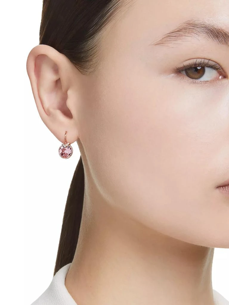 商品Swarovski|Bella Rose Gold-Tone Plated V-Drop Earrings,价格¥743,第5张图片详细描述