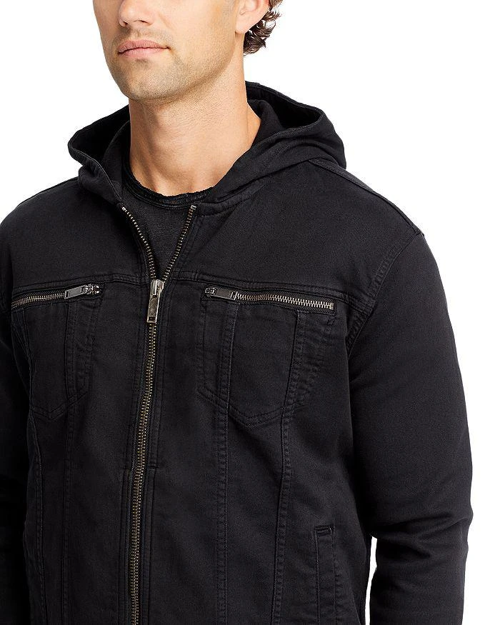 商品John Varvatos|Hooded Zip-Front Knit Jacket,价格¥2955,第5张图片详细描述