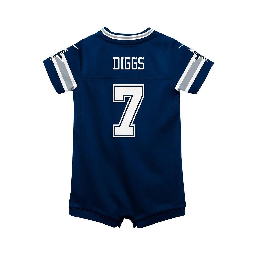 商品NIKE|Infant Boys and Girls Trevon Diggs Navy Dallas Cowboys Game Romper Jersey,价格¥298,第3张图片详细描述