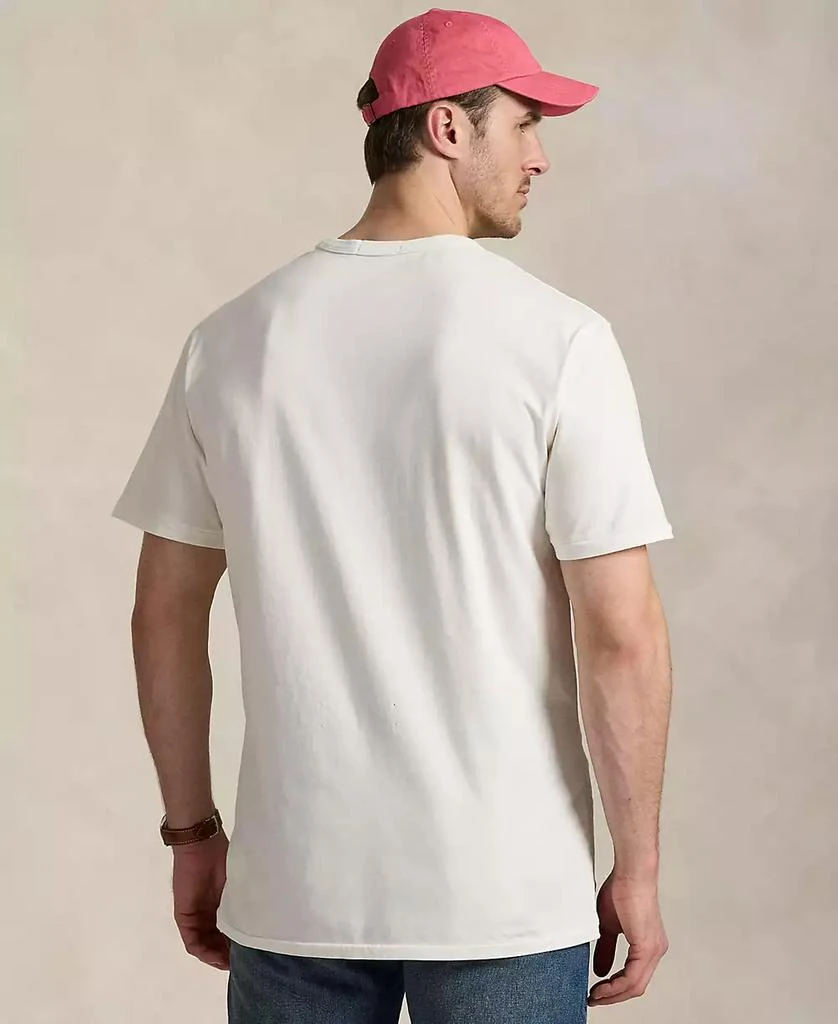 商品Ralph Lauren|Men's Big & Tall Plaid-Logo Jersey T-Shirt,价格¥592,第2张图片详细描述