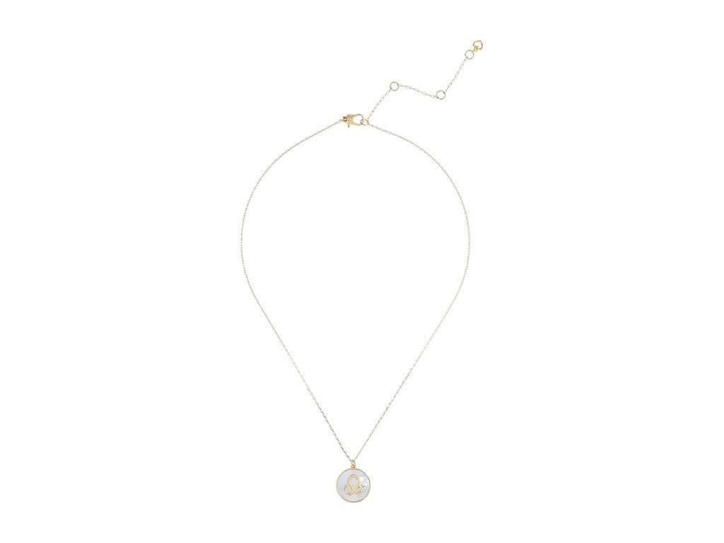 商品Kate Spade|In The Stars Mother-of-Pearl Leo Pendant Necklace,价格¥430,第4张图片详细描述