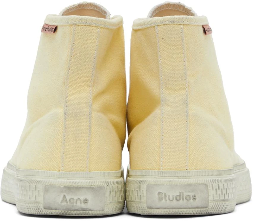 商品Acne Studios|Yellow Ballow Tumbled High Sneakers,价格¥1074,第2张图片详细描述