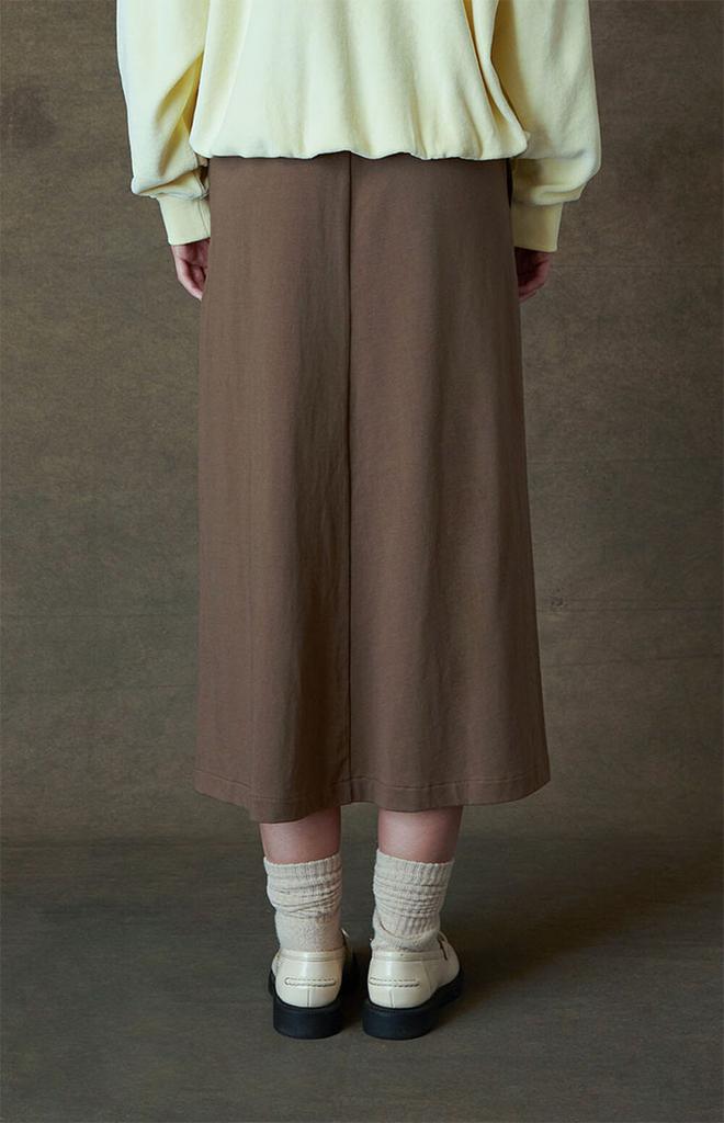 Women's Wood Midi Skirt商品第4张图片规格展示