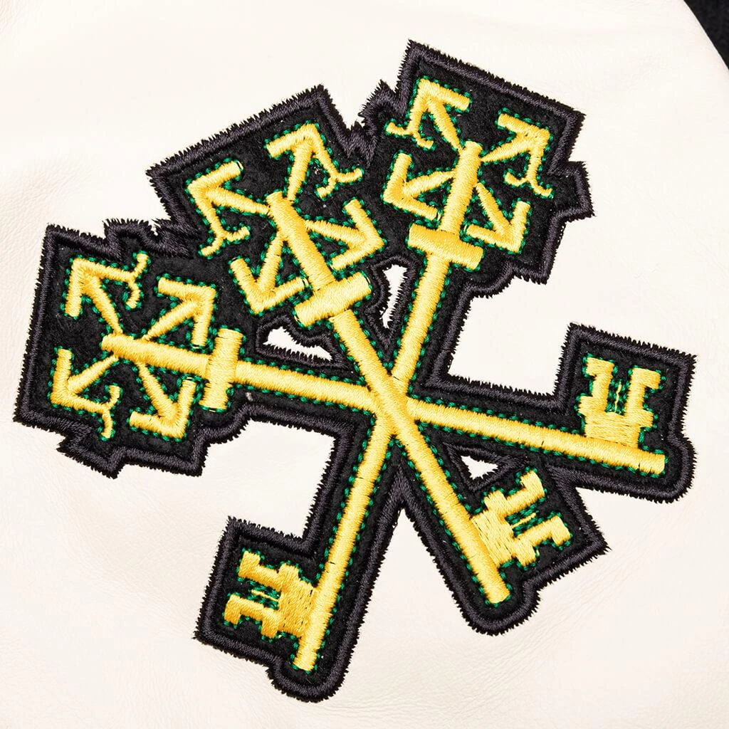 Graphics Leather Varsity - Black/Yellow 商品