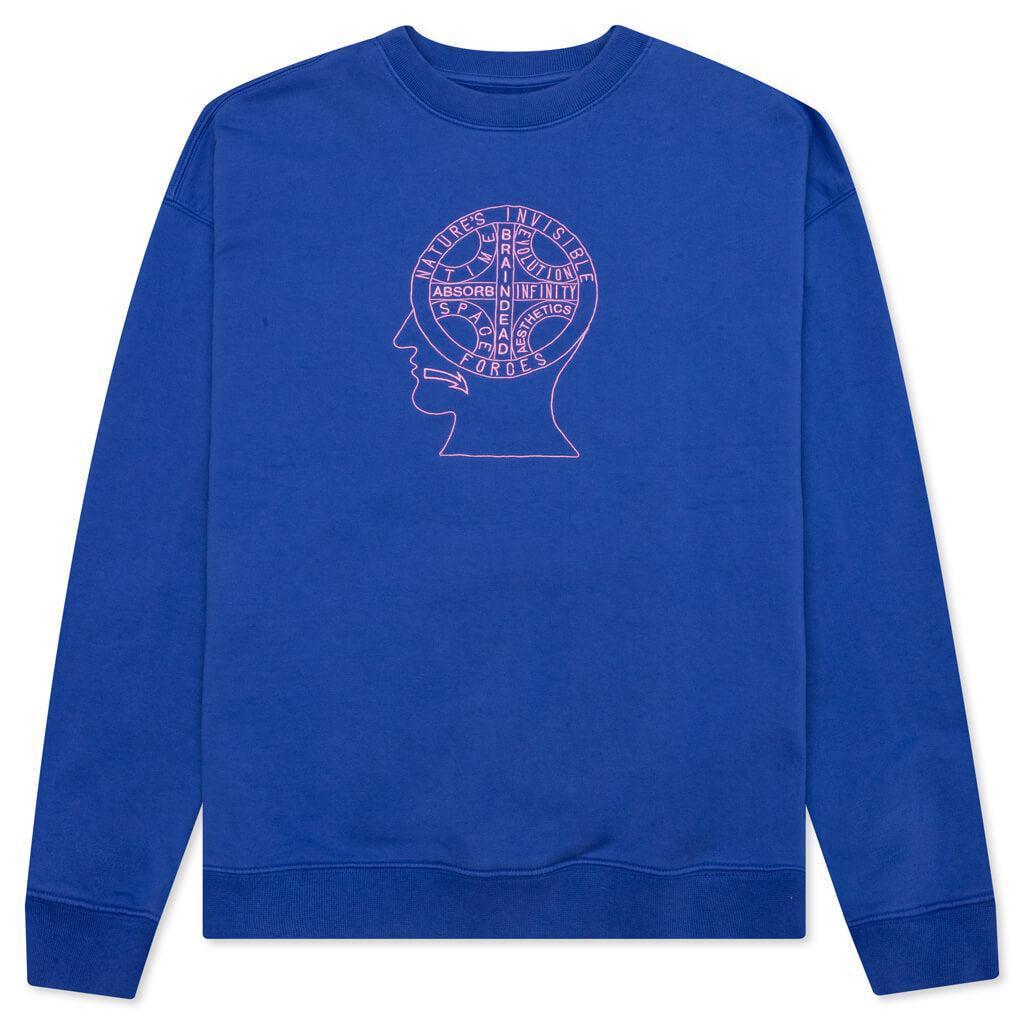 商品Brain Dead|Brain Dead Invisible Forces Crewneck Sweatshirt - Blue,价格¥708,第1张图片
