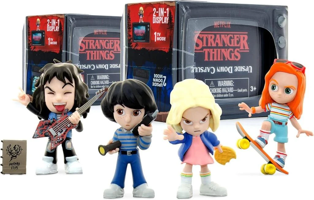 YuMe Official Stranger Things Upside Down Capsules – Series One 2 Pack Vintage Blind Box Action Figures, Netflix Collectible Toys for Fans & Collectors, 80s-Inspired Mystery Gift 商品