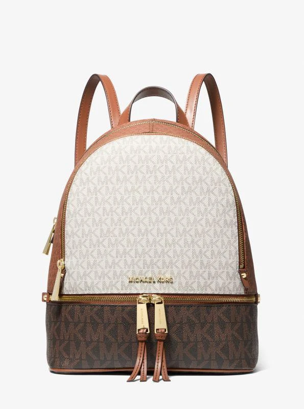 商品Michael Kors|Rhea Medium Color-Block Logo Backpack,价格¥977,第1张图片
