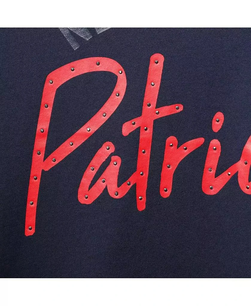 商品Tommy Hilfiger|Women's Navy New England Patriots Riley V-Neck T-shirt,价格¥201,第4张图片详细描述