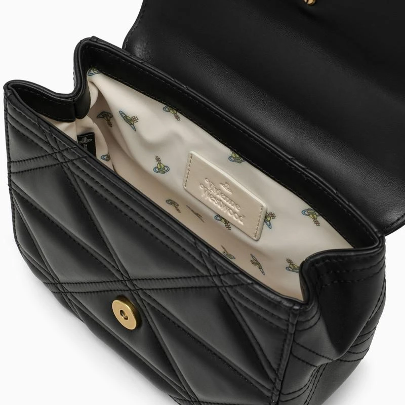 Linda black leather shoulder bag 商品