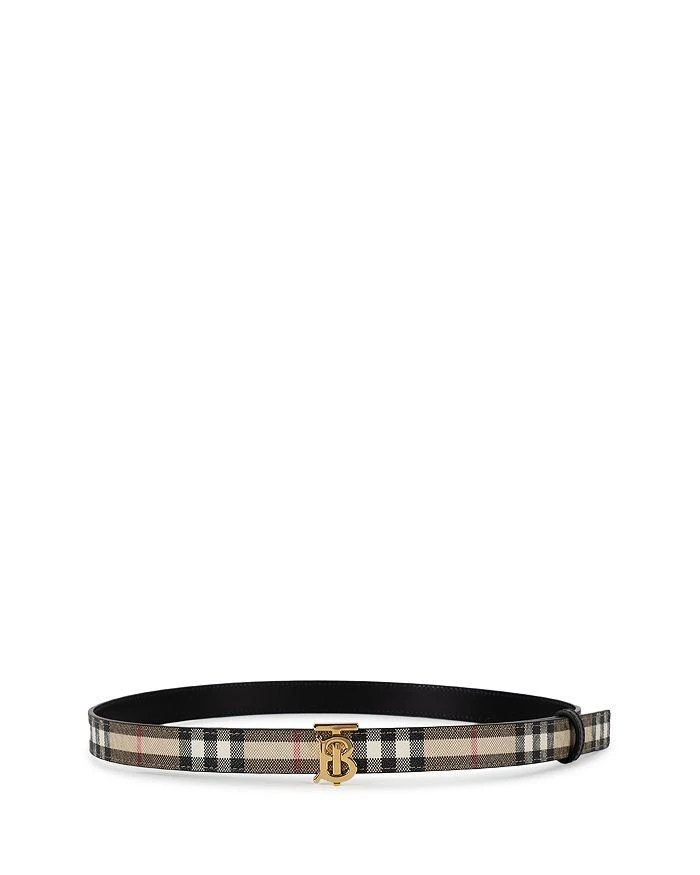 商品Burberry|Women's Reversible Vintage Check Belt,价格¥3530,第1张图片