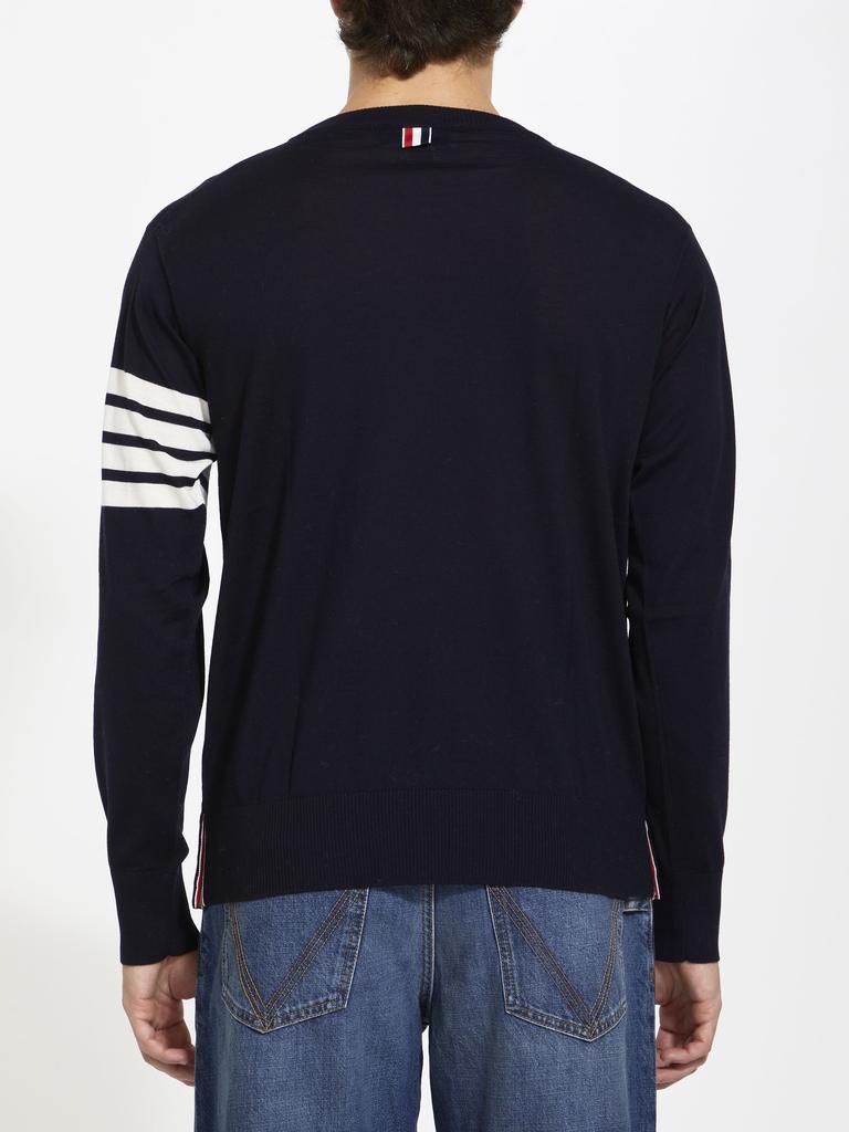 商品Thom Browne|4-Bar blue jumper,价格¥5403,第5张图片详细描述