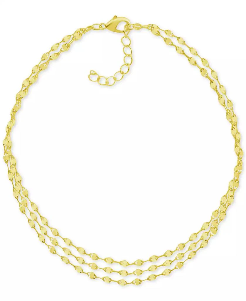 商品And Now This|Three-Row Mirror Chain Anklet,价格¥120,第1张图片详细描述