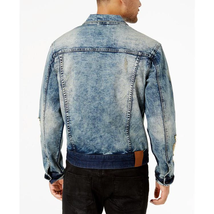 商品Sean John|Men's Legacy Stretch Denim Trucker Jacket, Created for Macy's,价格¥284,第3张图片详细描述