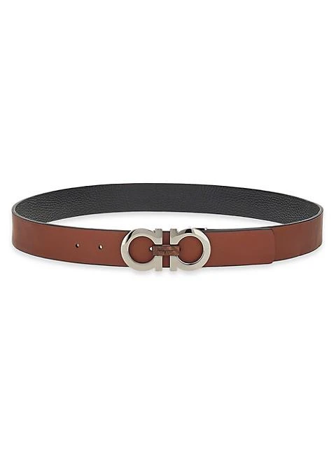 商品Salvatore Ferragamo|Reversible &amp; Adjustable Gancini Belt,价格¥2345,第2张图片详细描述