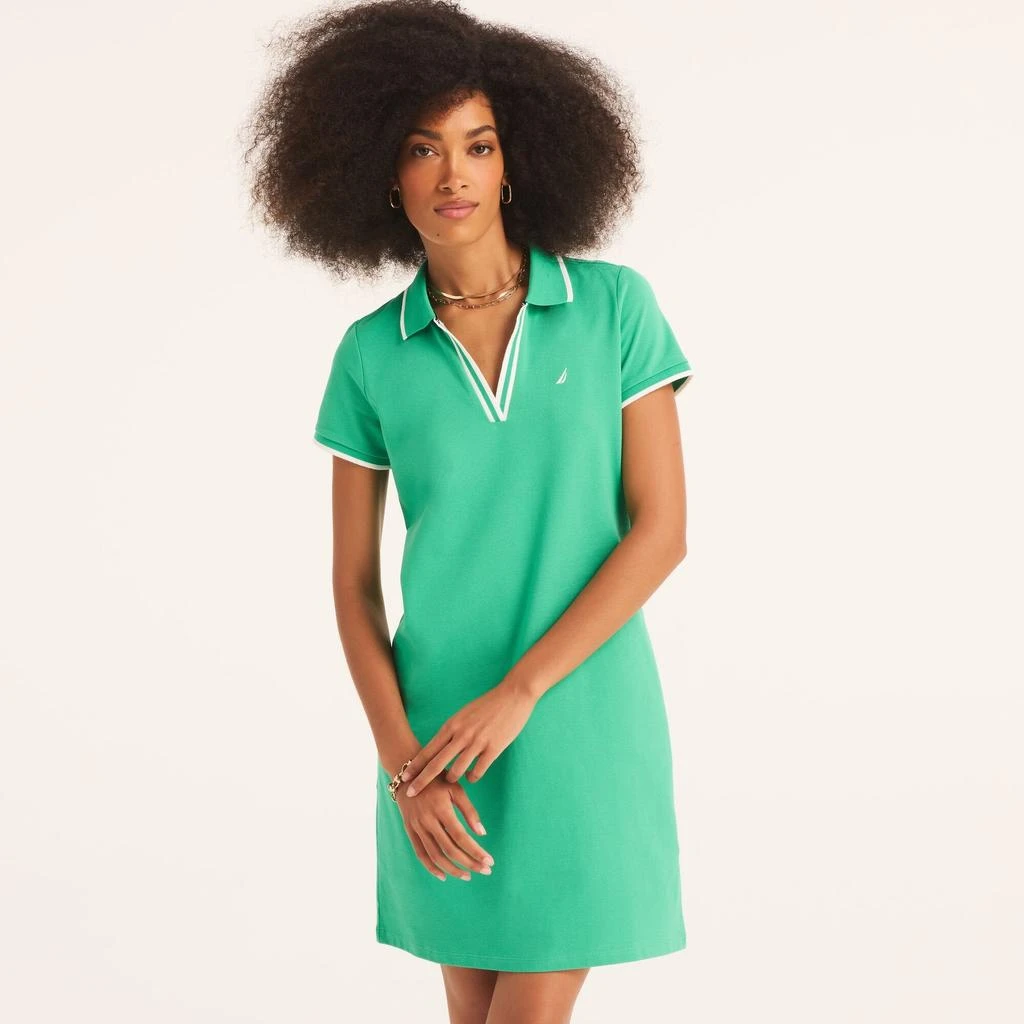 商品Nautica|Womens Sustainably Crafted Ocean Polo Dress,价格¥318,第5张图片详细描述