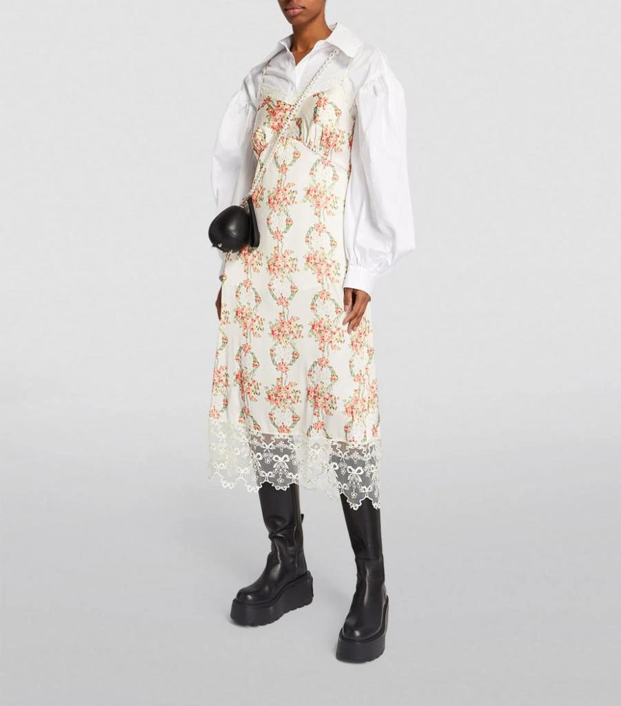 商品Simone Rocha|Floral Midi Dress,价格¥5916,第2张图片详细描述