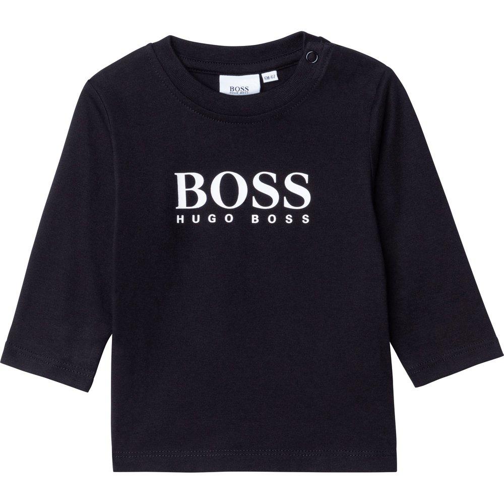 Hugo Boss Kids Logo Printed Long Sleeve T-Shirt商品第1张图片规格展示