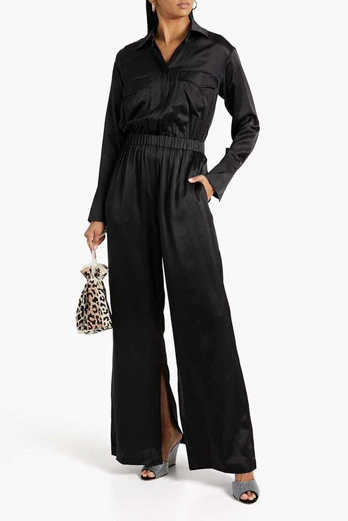 商品NICHOLAS|Emma silk-satin wide-leg jumpsuit,价格¥1117,第2张图片详细描述