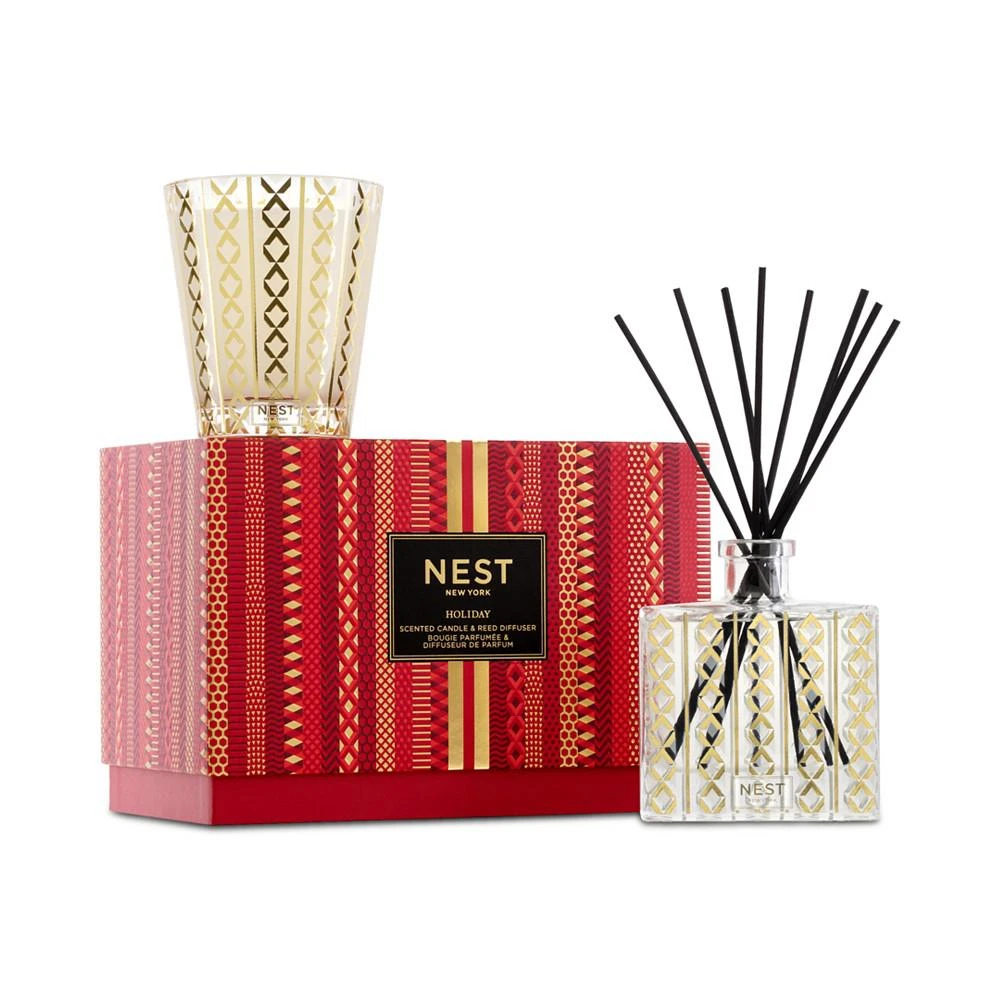 商品NEST New York|2-Pc. Holiday Candle & Reed Diffuser Gift Set,价格¥688,第1张图片